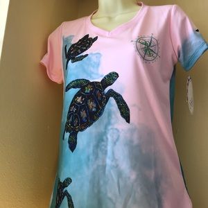 Got rum gear sea turtle sport performance shirt